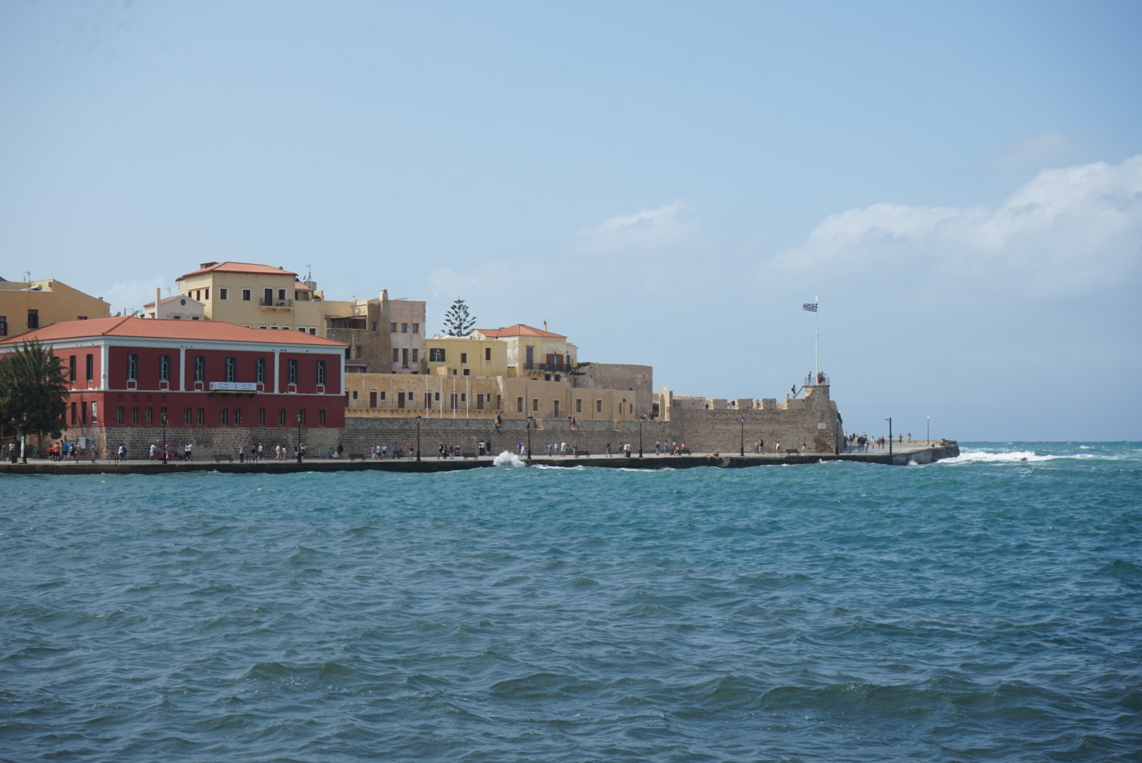 Festung Firka Außenansicht Sicht auf die Festung Firka vom alten Hafen in Chania