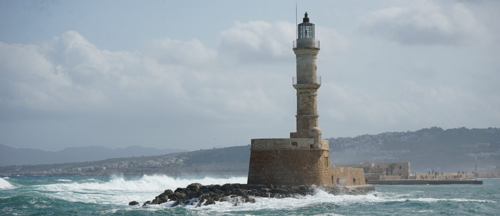 Chania Leuchtturm Ansicht des Leuchtturms in Chania, Kreta