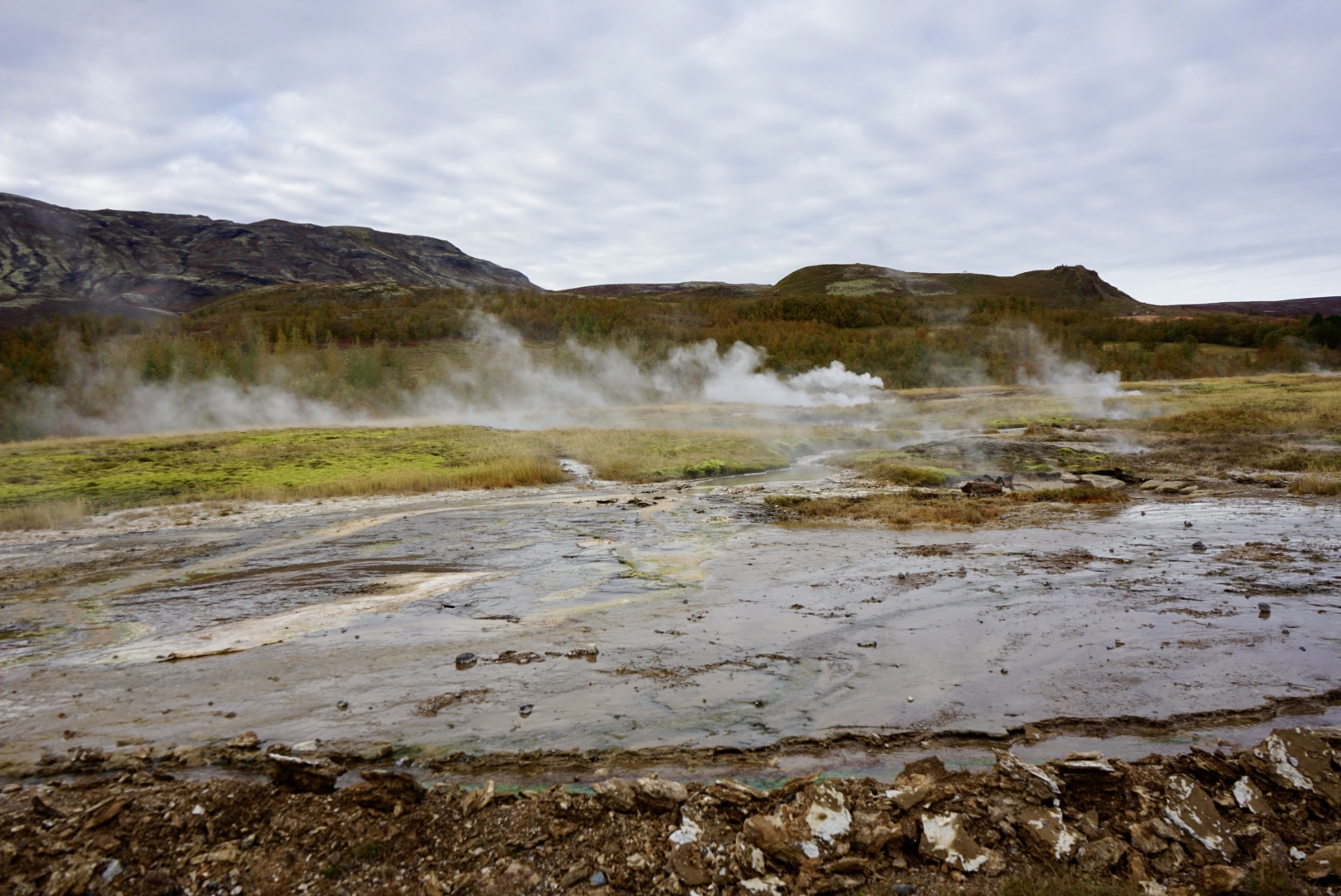 Geothermalgebiet Haukadalur Im Geothermalgebiet Haukadalur brodelt es überall, wo du hinsiehst