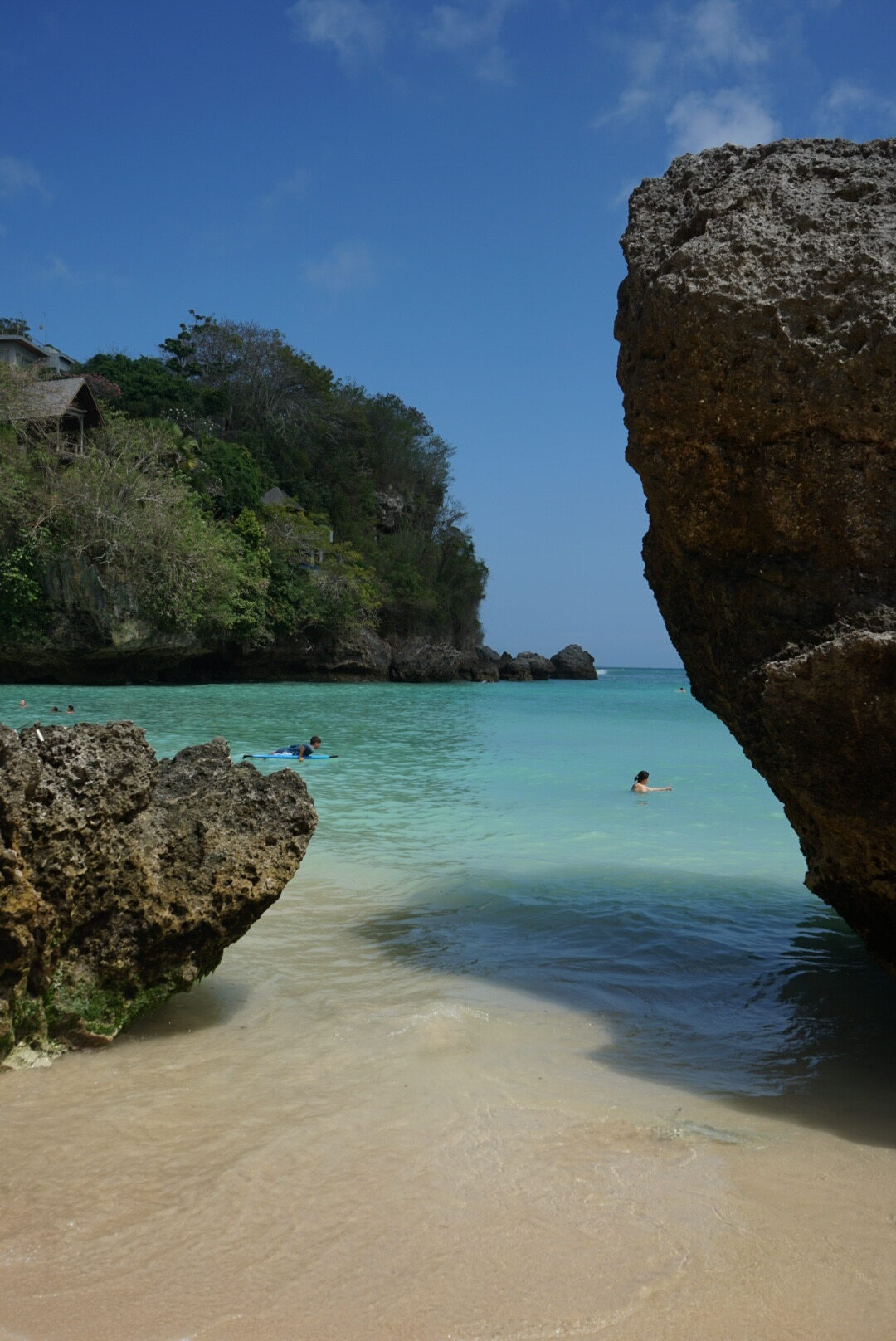 Strand am Padang Padang Beach Strand des Padang Padang Beach auf Bali
