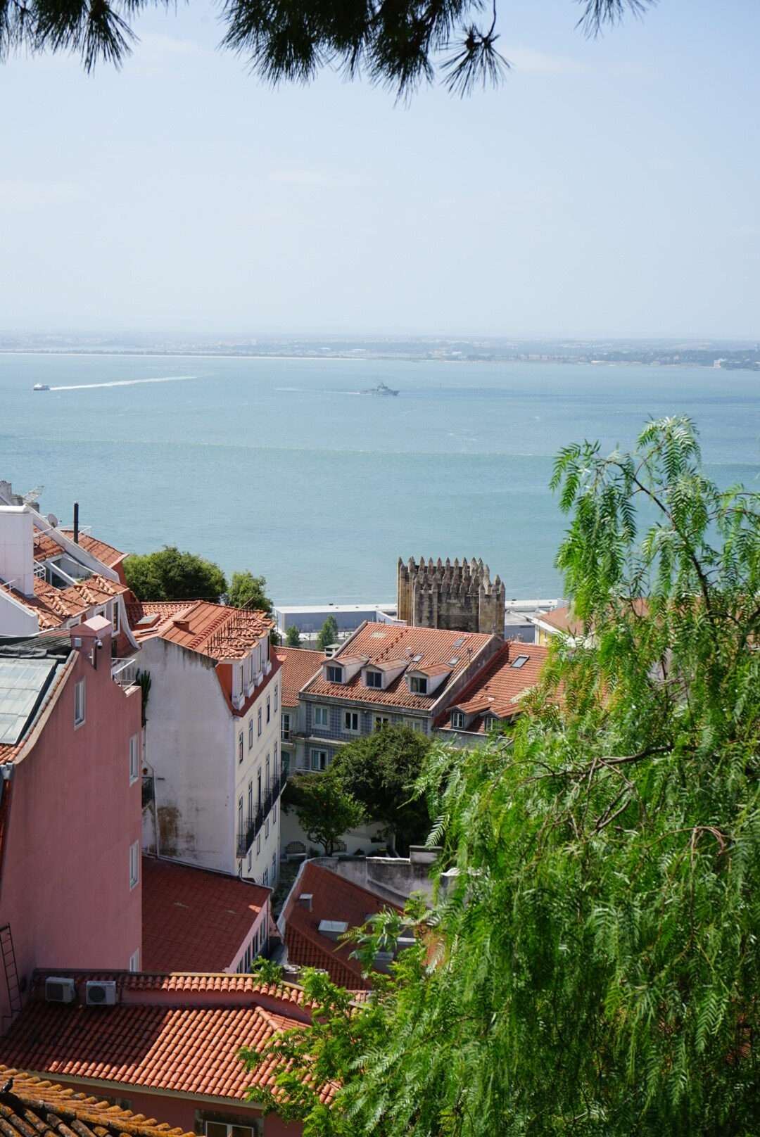 Aussichtspunkt vom Castelo de Sao Jorge in Lissabon