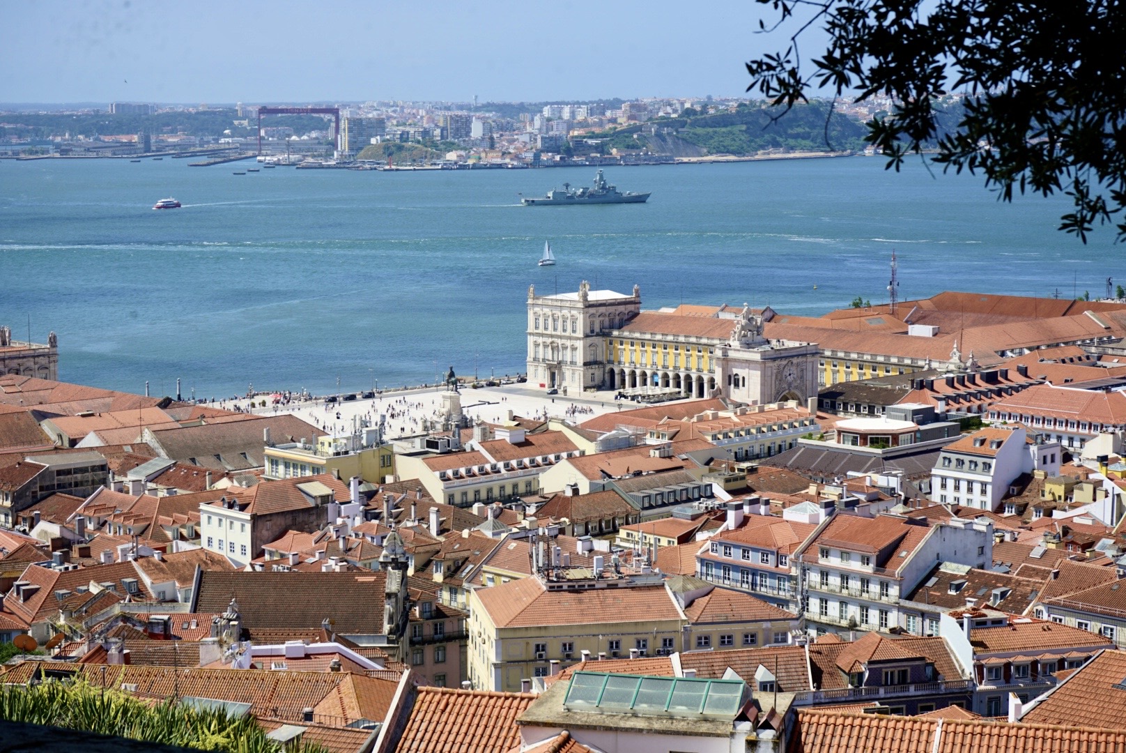 Aussicht vom Castelo de Sao Jorge in Lissabon