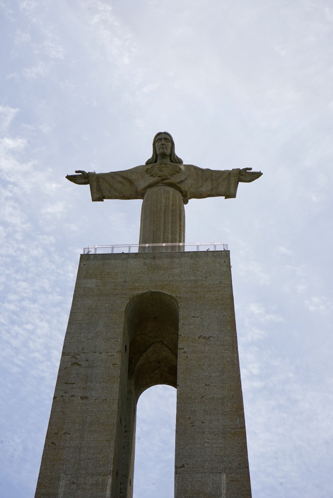 Die Statue Cristo-Rei in Lissabon